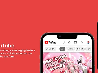 Messaging on YouTube ui ux youtube
