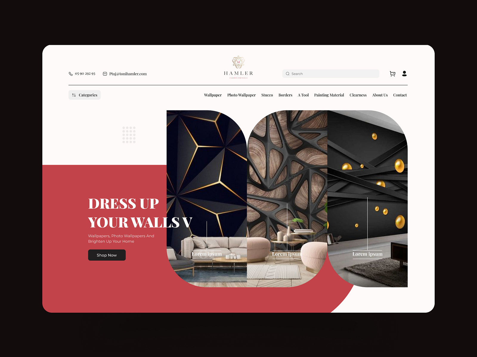 Wall art website Design by Sultan Mahmud 🚀 on Dribbble