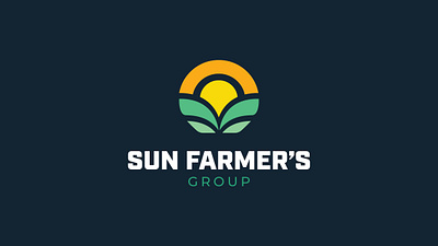 Sun Farmer's Group Branding americana branding energy farm industrial leaf sun logo solar solar energy sun farm