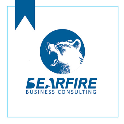 Bear fire logo 3d branding design graphic design illustration logo typography ui ux vector