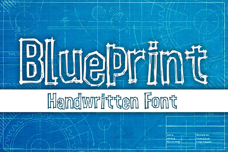 Blueprint Font by MVMET on Dribbble