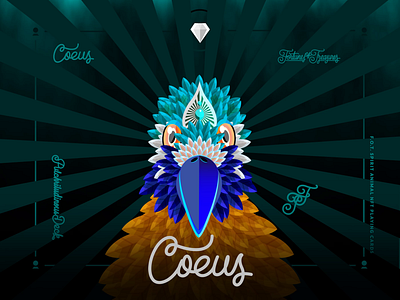 Fortunes Of Treasures - ( "Coeus" ) ( Pulchritudinous Deck ) after effects animation beautiful bird branding cartoon graphic graphic design hypnotist icon illustration illustrator mentalist motion motion graphics parallax parrot pattern toon vector