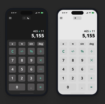 Calculator App app appdesign dailyui design ui uidesign