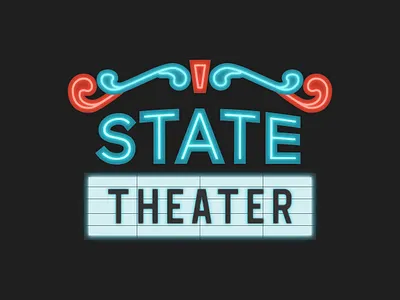 Branding for the State Theater in Kingsport, TN branding logo