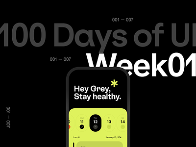 100 Days of UI – Week 01 100 days of ui daily ui gradients mobile design modern ui design user interface