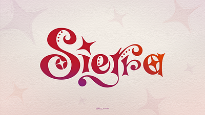 🐤 LogoType | Sierra - dawn ver. branding graphic design logo logotype typography 作字 字体设计