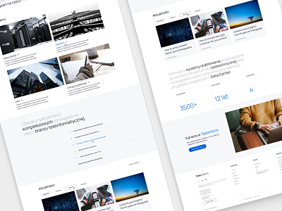 Teleinform - Telkom Webiste Design bold brand design branding design design minimalistic modern new technical ui ux white