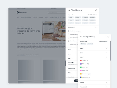 Vertical filtering system for e-commerce design desktop filtering filters horizontal kids mobile sorting toys ui ux vertical website