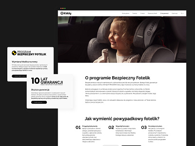 Kiddy - e-commerce with premium car seats branding car car seat car seats design graphic design kids minimal minimalistic safety ui ux