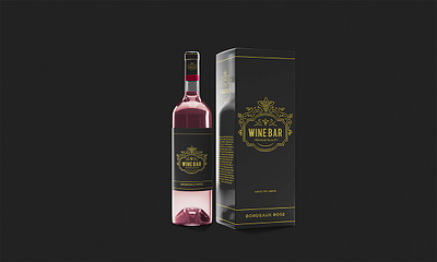 Wine Packaging Mockup 3d animation branding design graphic design illustration logo vector