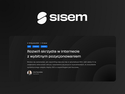 The Sisem Agency brand brand design brand identity branding branding design design graphic design illustration logo ui