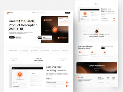 CopySell - AI Seller E-Commerce ai artificial artificial intelligence boosting bot business creating e commerce generate ai landing page marketing modern popular promotion shop snippet website writing