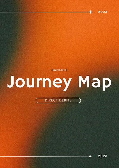 Journey Map | Direct Debits banking customer experience cx design direct debits human centered design journey mapping problem solving product design service design