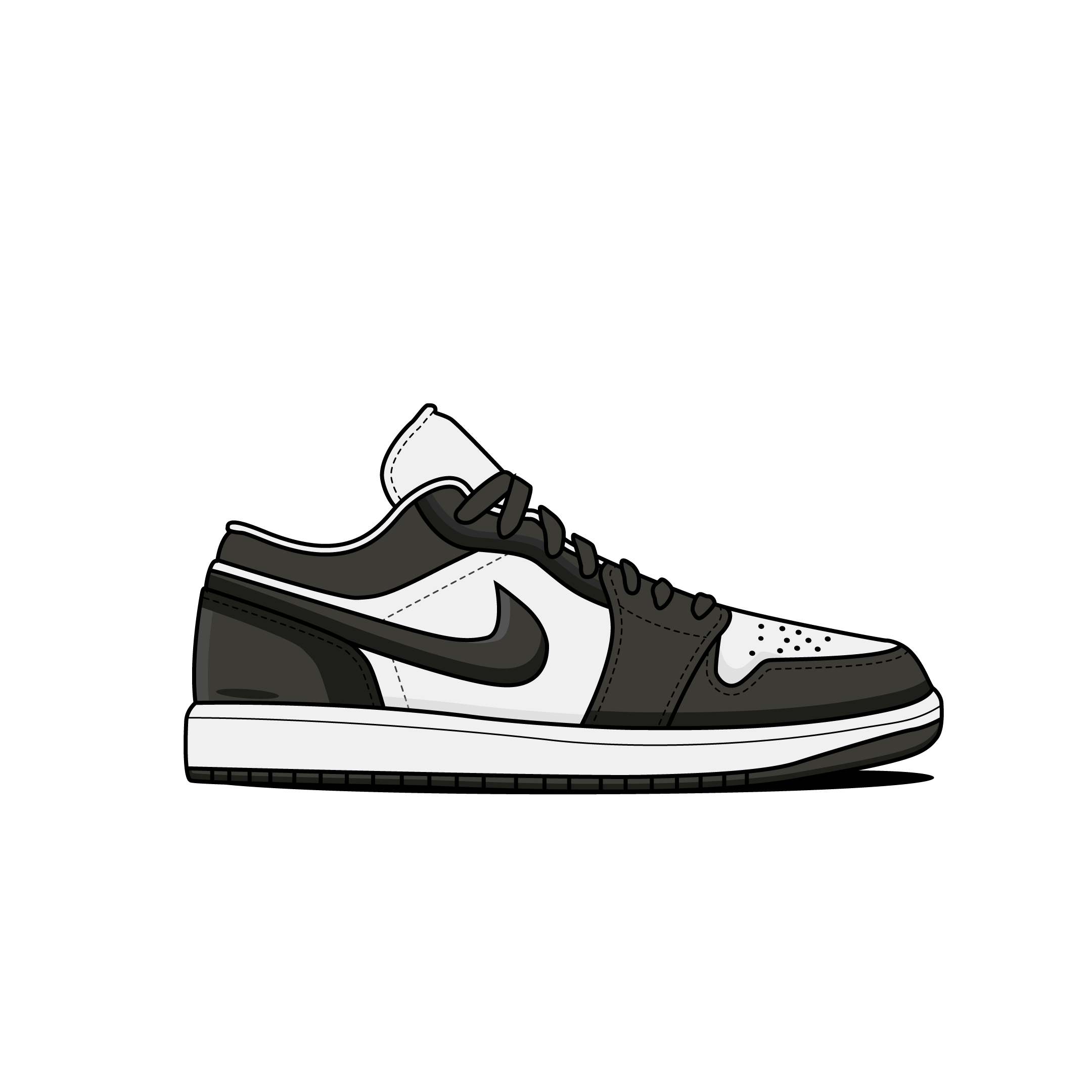 Jordan shoes vector best sale