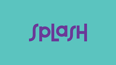 Splash branding graphic design logo