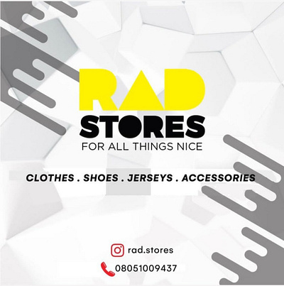 Web Design for Rad Stores branding commerce logo product design saas ui ux web design