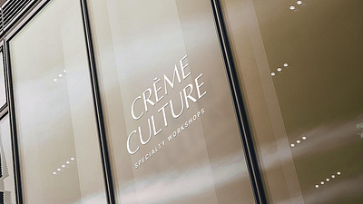 Crème Culture - Rebranding & Collaterals brand identity branding graphic design logo design rebrand rebranding visual identity