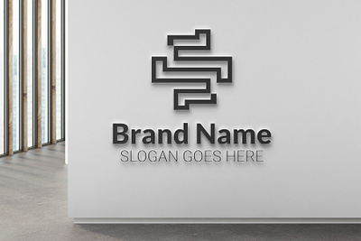 Brand S Letter Logo Design abstract logo creative logo modern logo objective templat