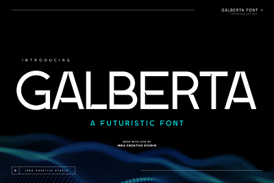 Galberta – A Futuristic Font futuristic