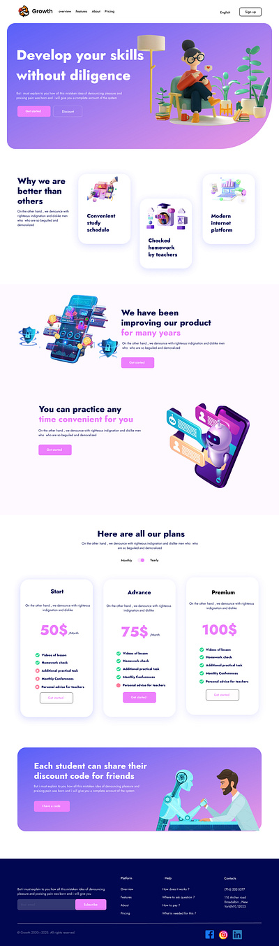 Website design- UI branding design e commerce illustration landing page ui ux