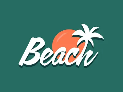 Beach letter design logo beach beach letter beach logo branding design graphic design hotel island island logo logo ocean palm tree paradise sea sun sunset typography
