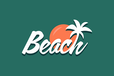 Beach letter design logo beach beach letter beach logo branding design graphic design hotel island island logo logo ocean palm tree paradise sea sun sunset typography