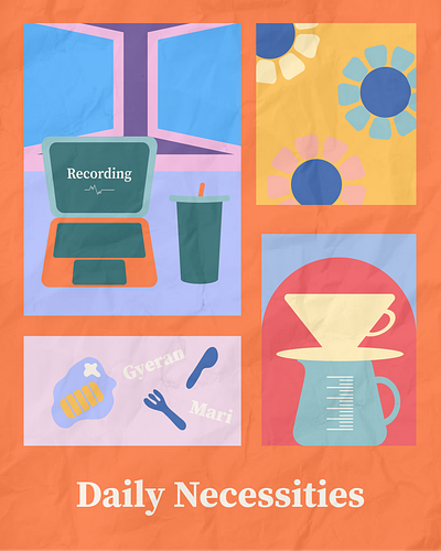 Daily Necessities design graphic design illustration poster poster design