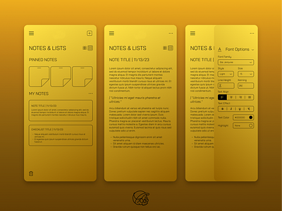 UI | Notes App Minimal UI Design app design daily ui design figma minimalistic notes ui