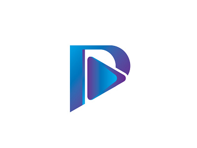 Modern P Play Logo Design bestlogo branding graphic design logo logomark logotrend logotype modernlogo