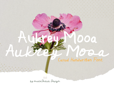 Aukrey Mooa Font branding branding font comic font curly font cute font fashion font feminine font fontduo handlettering handwritten font headline font invitation font kids font ligature font logotype playful font retro font script font webfont wedding font