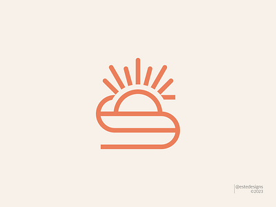 Letter S with Sun Logo branding business company design graphic design icon illustration letter logo logo folio logo idea logo inspiration logotype nature s sun sunrise symbol vector