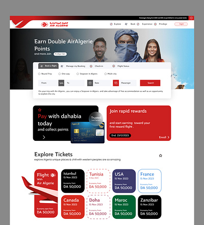 Air Algerie ui ux