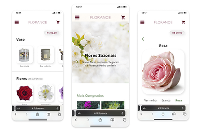 Florance Web site ui web site