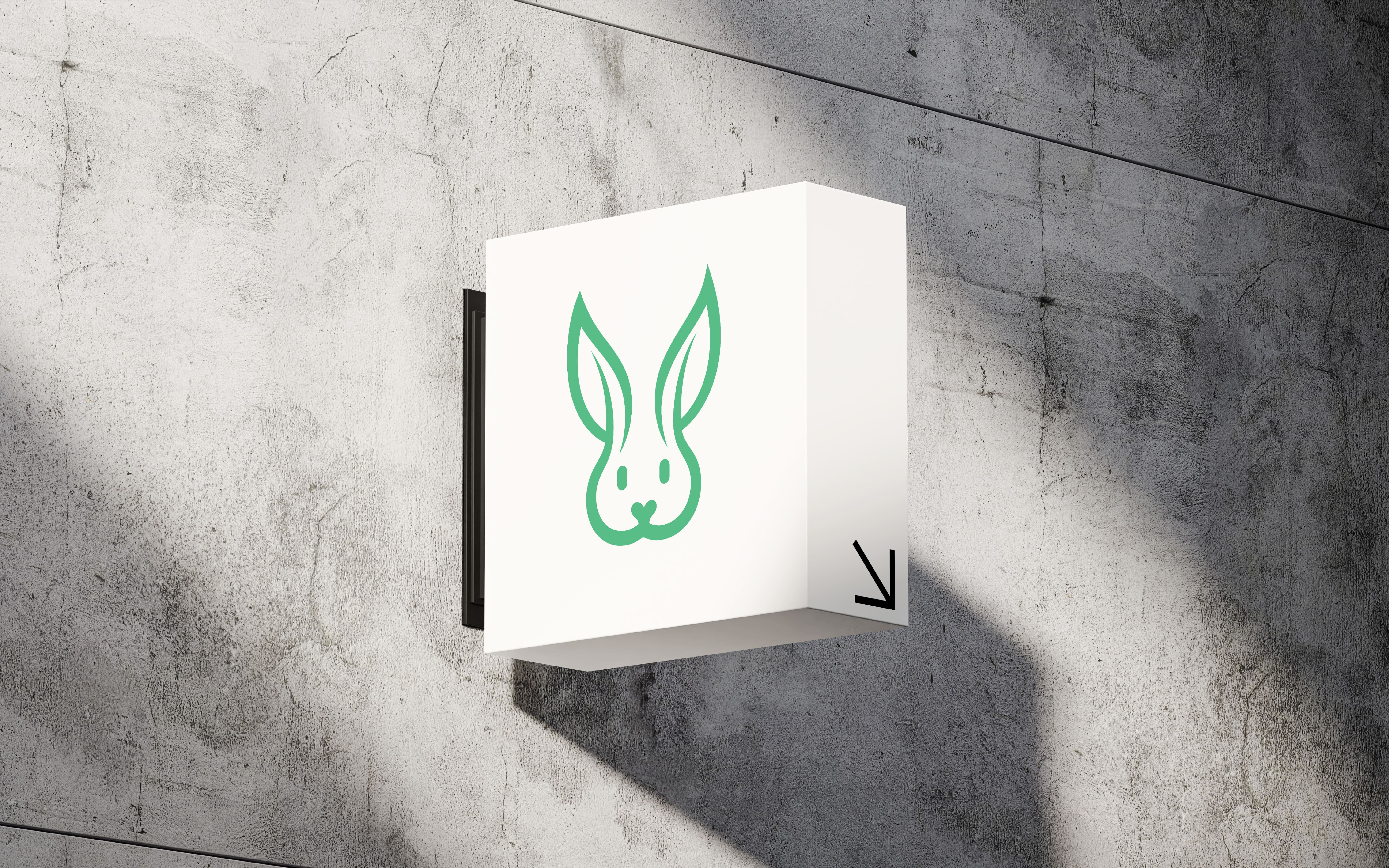 Rabbit Nature Logo badge logo brand brand design brand identity branding design graphic design graphic designer logo logo design logo designer logomark logotype minimal visual visual identity