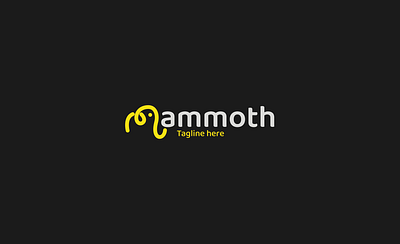 mammoth logo design power