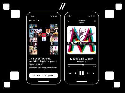 Music Mobile iOS App android animation app app design app interaction dashboard design ios mobile mobile app mobile ui motion music online playlists product design track ui ux