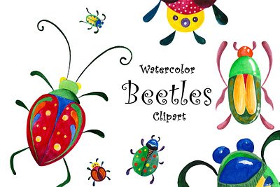 Watercolor clipart colored Beetles beetle beetle clipart bugs colorful beetles colorful bugs colorful insects commercial use creepy crawlies digital arts dung beetle insects longhorn beetle scarab stag beetle sticker ideas taxidermy watercolor clipart