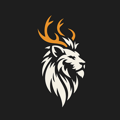 Mythical Lion Logo illustration lion logo mythical