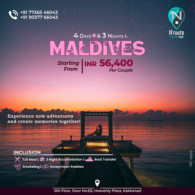 Maldives creatives maldives social media posters