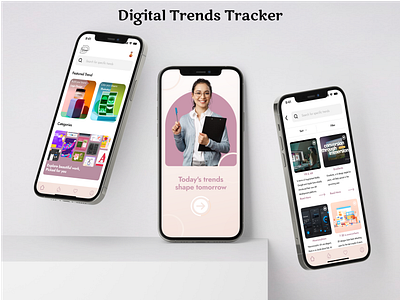 Digital Trends Tracker - Home Page branding ui