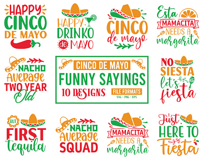 CINCO DE MAYO MEXICAN PARTY FUNNY SAYINGS SVG DESIGN tradition