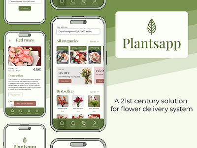 Plantsapp - case study app case study design ui ux ux design