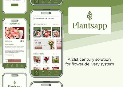 Plantsapp - case study app case study design ui ux ux design