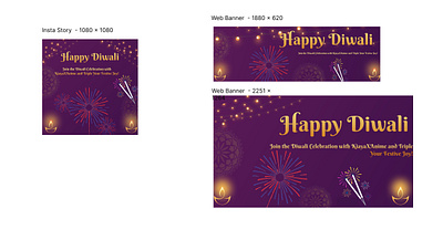 Diwali Banner 🪔✨ banner design diwali figma firstwork ui