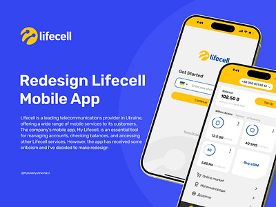 Lifecell Mobile App Redesign: A Fresh Look app design development innovation ios lifecell mobileapp redesign smartphone technology ui ux