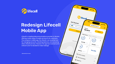 Lifecell Mobile App Redesign: A Fresh Look app design development innovation ios lifecell mobileapp redesign smartphone technology ui ux