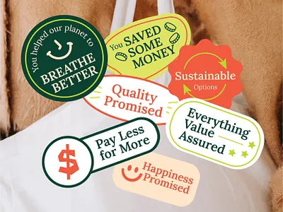 EVA | Every Value Assured branding earth expired food goods graphic design green illustration packaging quality save earth sticker sustainable typography