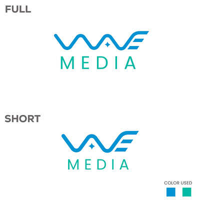 wave media logo design (unused) app icon branding design graphic design illustration logo logo design media logo modern logo modern logo design motion graphics ui