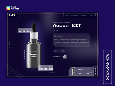 Web Cosmetics - Cyber Punk Design Style app cosmetic web cosmetic website creative cyber punk cyber punk style cyberpunk design mobile ui web design website