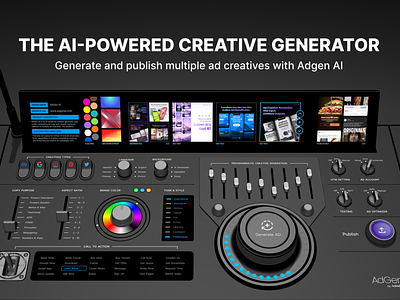 Adgen AI : Generator 3d adgen adriel ads ai banner commercial art creatives generator promotion rendering synthesizer